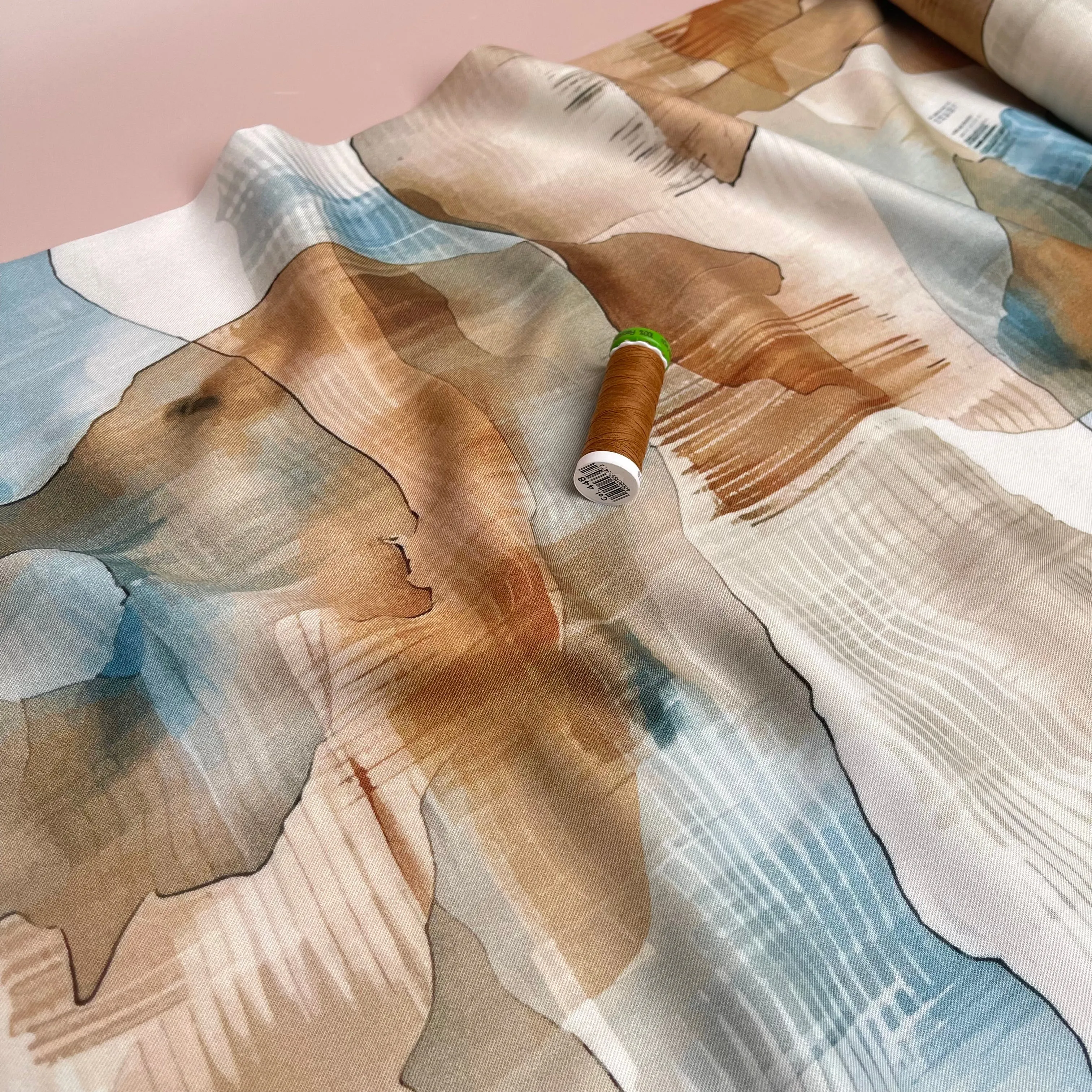 Light & Lush - Coastal Canvas Viscose Twill Fabric