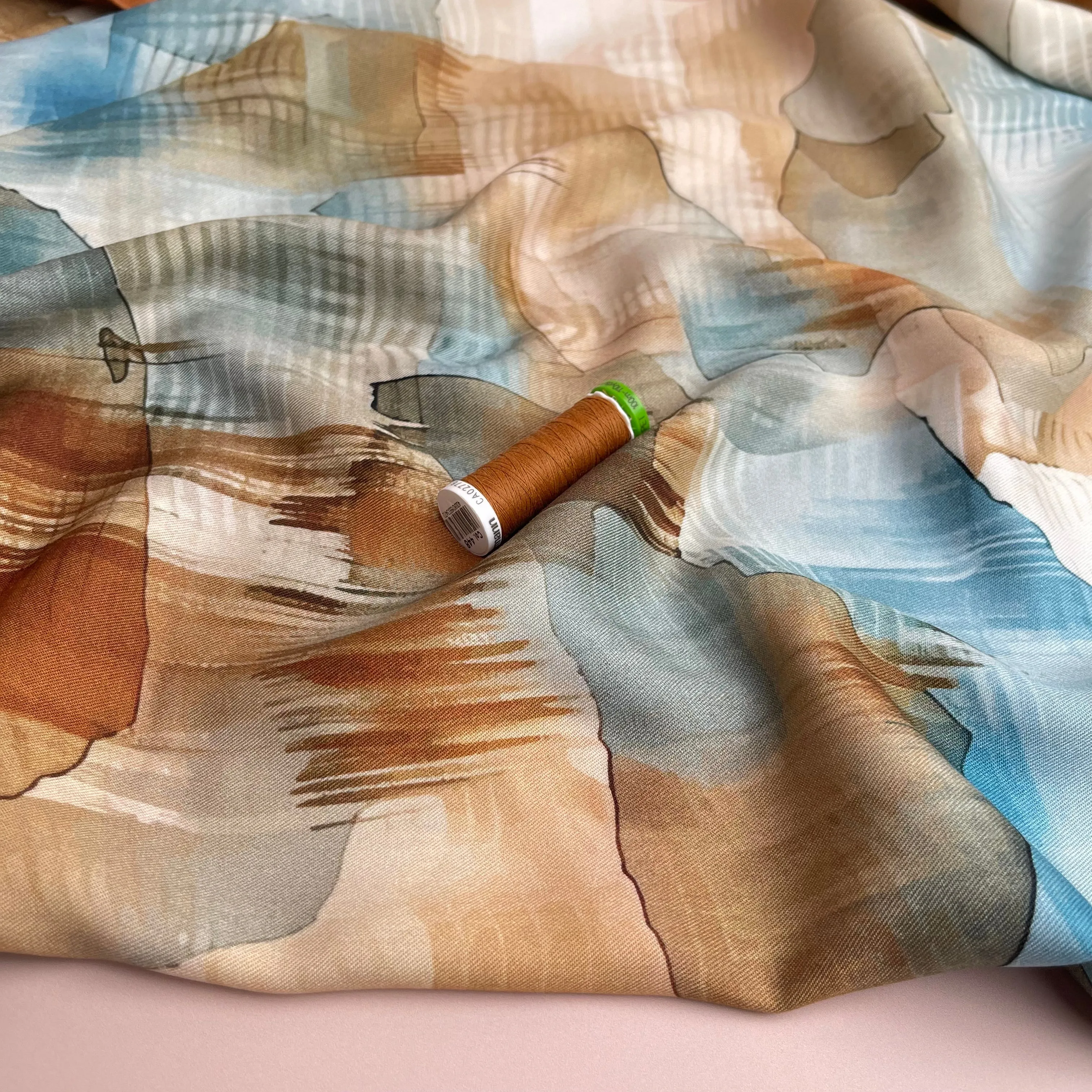 Light & Lush - Coastal Canvas Viscose Twill Fabric