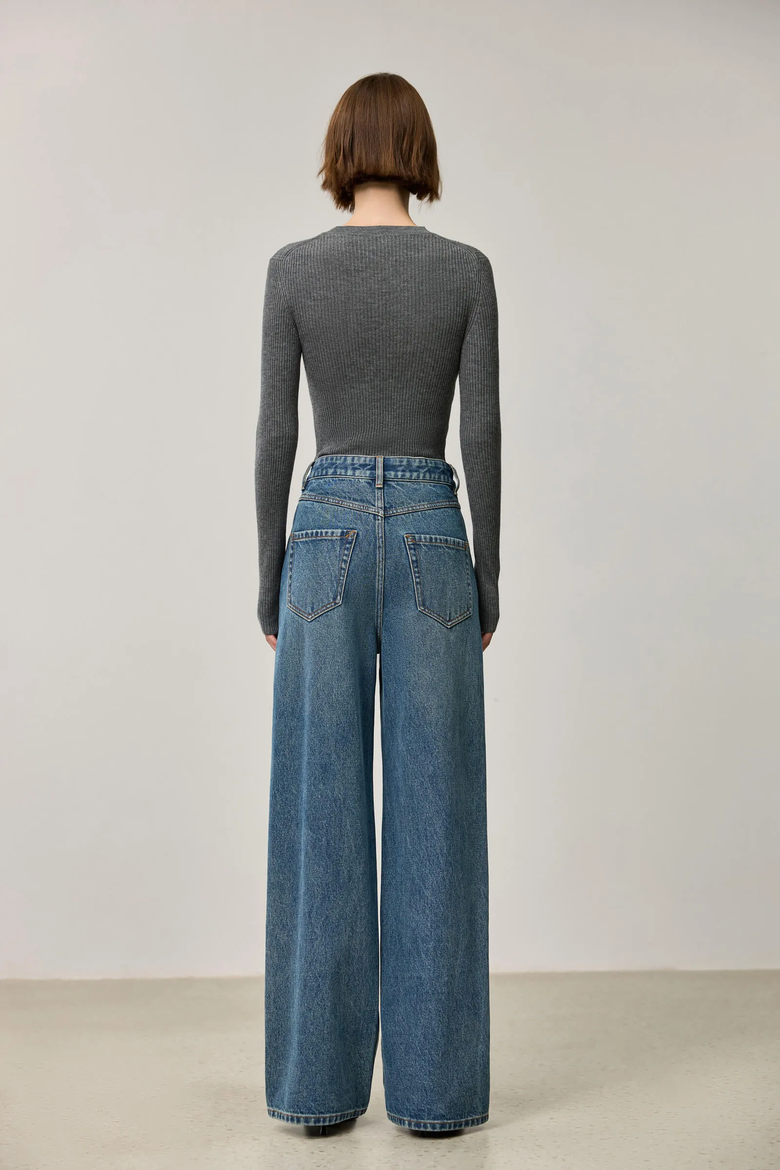LILY Merino Wool Knit Sweater