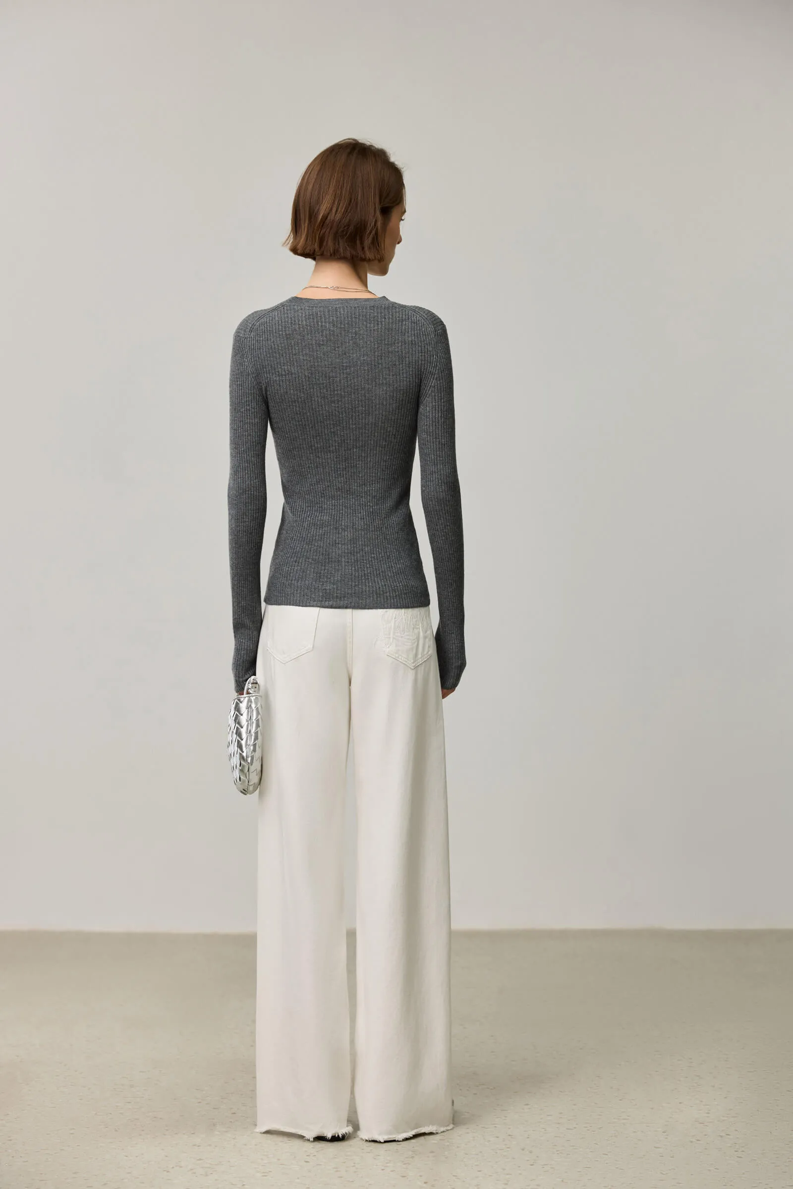 LILY Merino Wool Knit Sweater