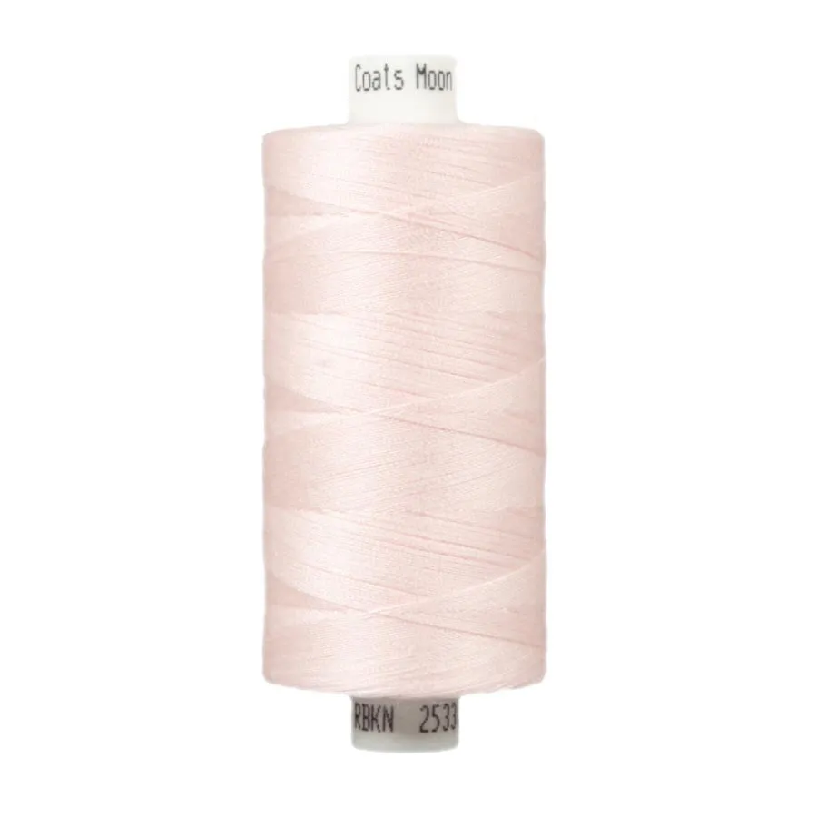 M0104 to M0251 Coats Moon 100% Polyester Thread Cones TKT 120 1000yd/914m
