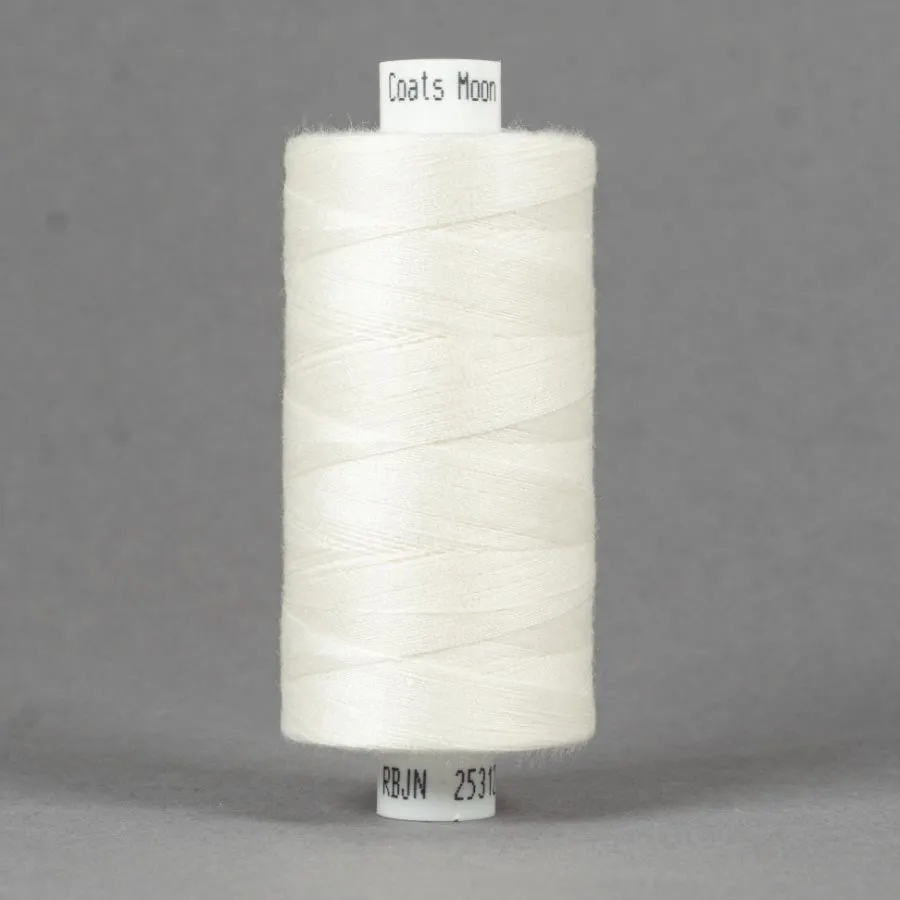 M0104 to M0251 Coats Moon 100% Polyester Thread Cones TKT 120 1000yd/914m