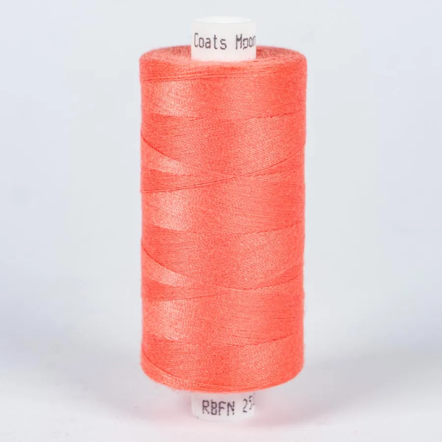 M0104 to M0251 Coats Moon 100% Polyester Thread Cones TKT 120 1000yd/914m