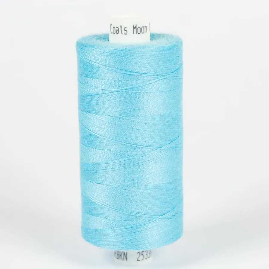M0104 to M0251 Coats Moon 100% Polyester Thread Cones TKT 120 1000yd/914m
