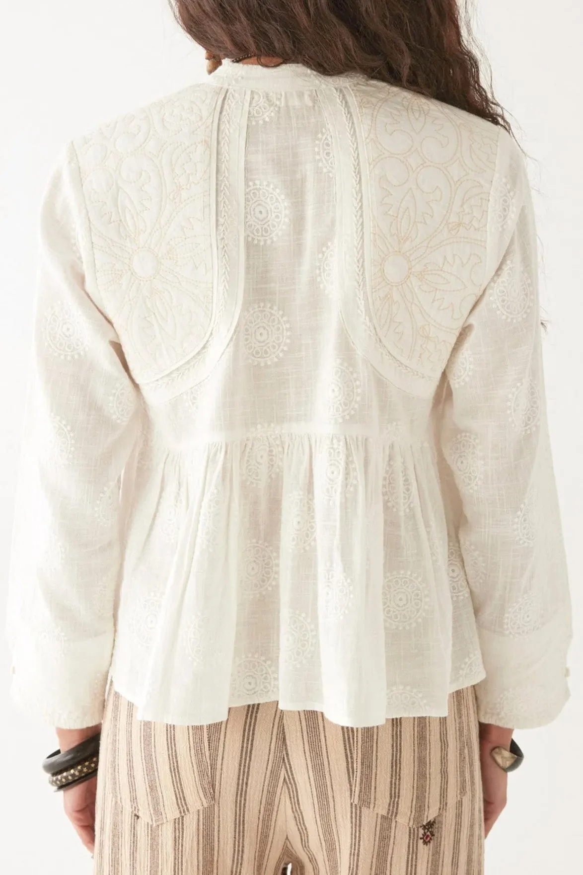 Maison Hotel Ariana Mosaique Ivory Blouse