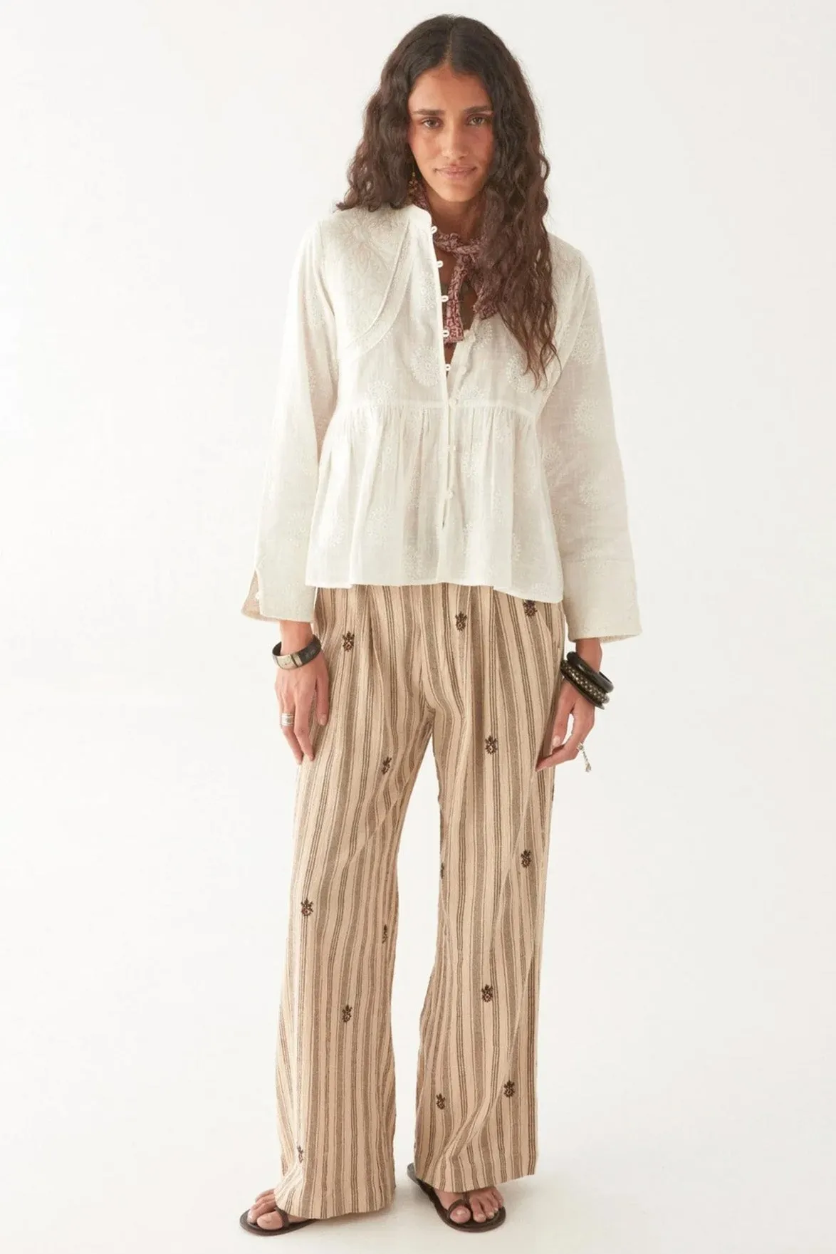 Maison Hotel Ariana Mosaique Ivory Blouse
