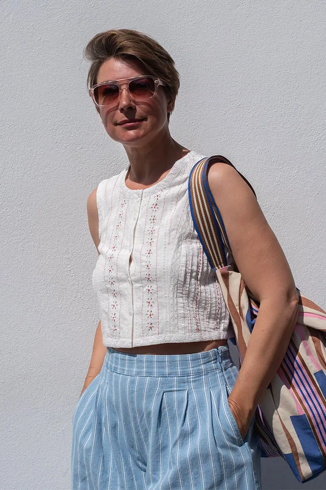 Maison Hotel Francesca Panna Blouse