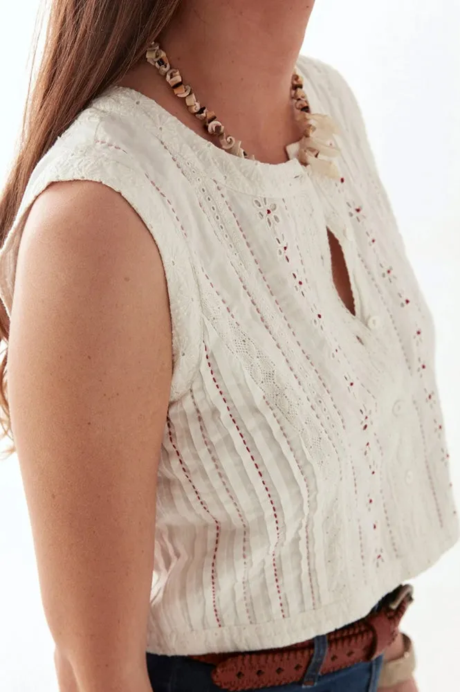 Maison Hotel Francesca Panna Blouse
