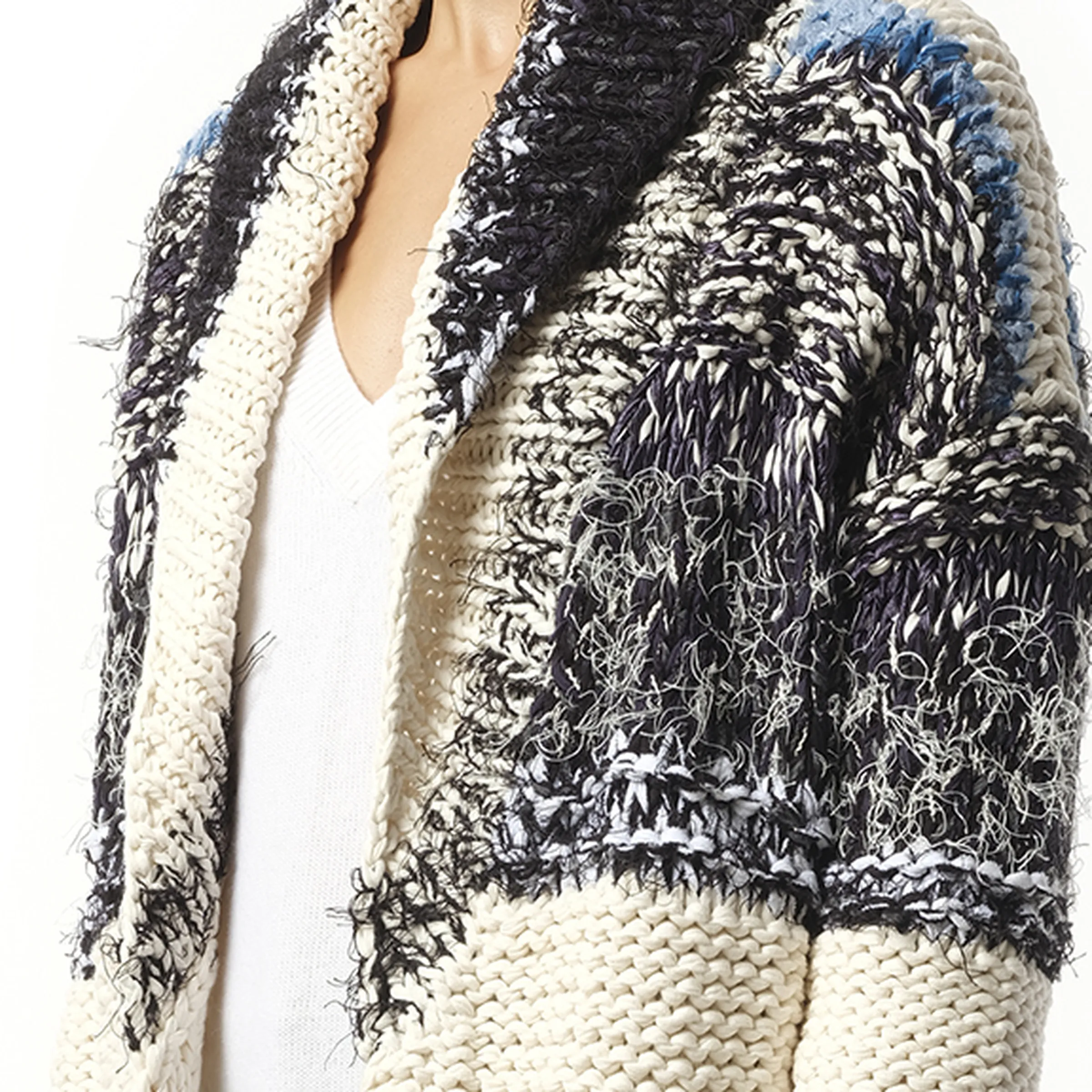 Manteau Coat in Multicolor