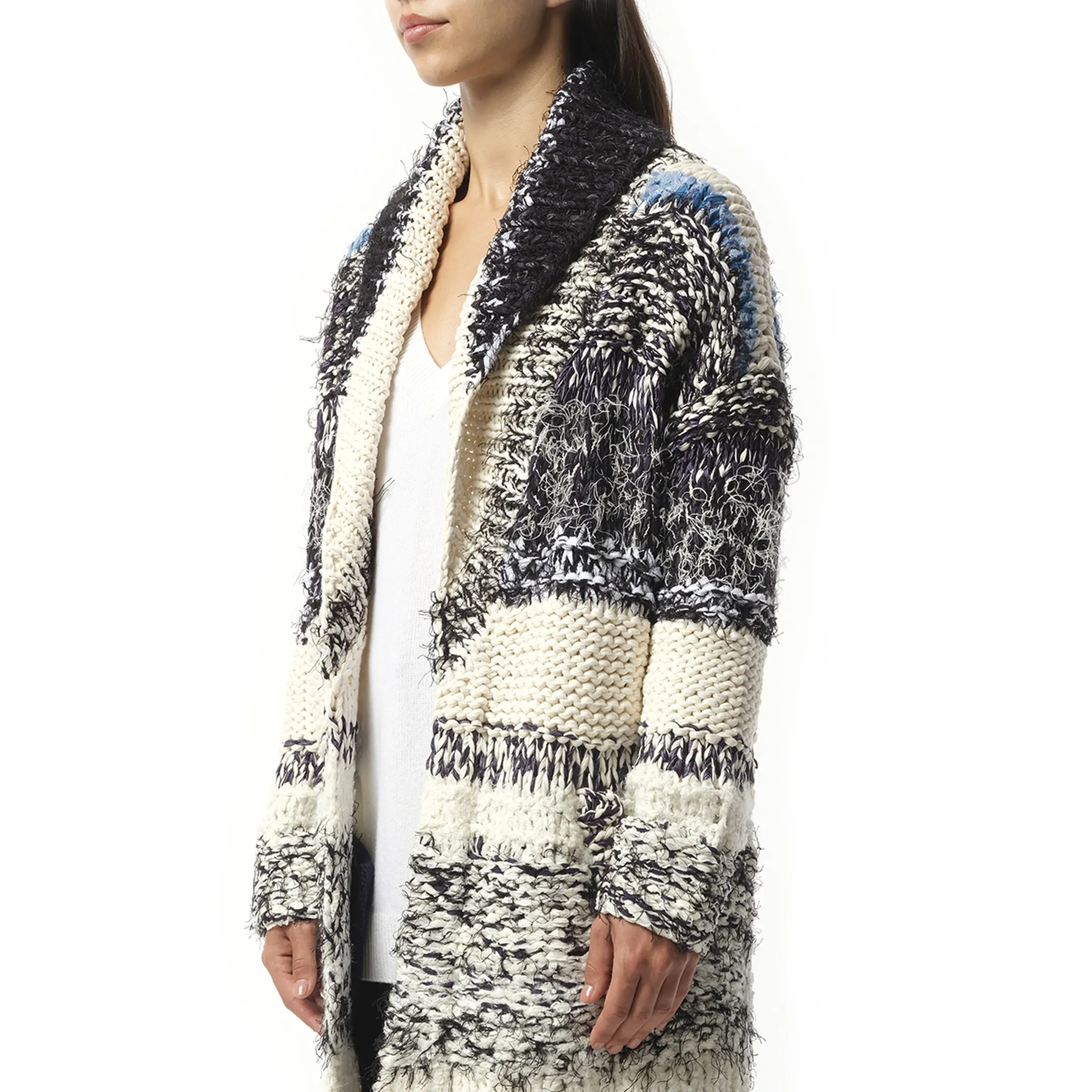 Manteau Coat in Multicolor