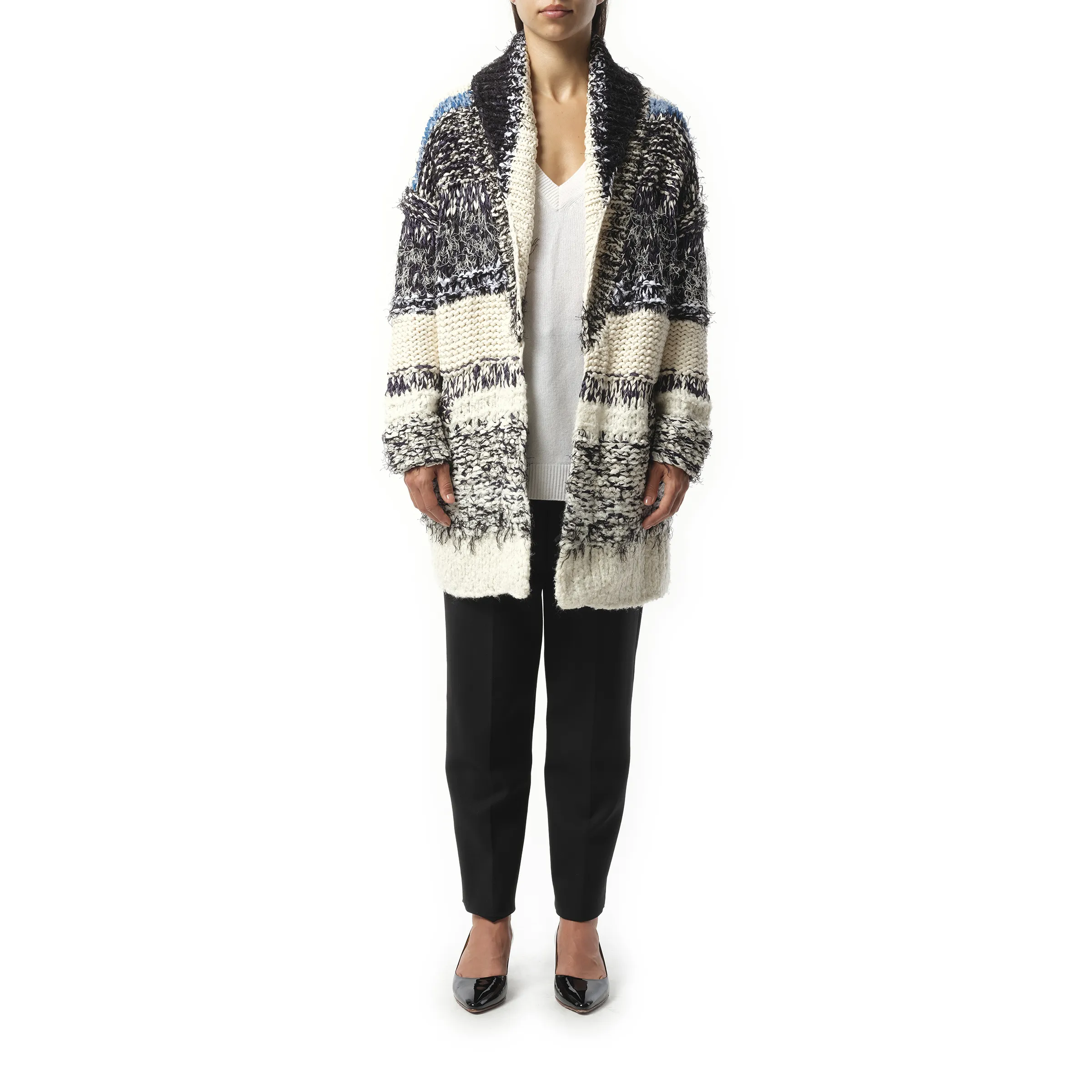 Manteau Coat in Multicolor