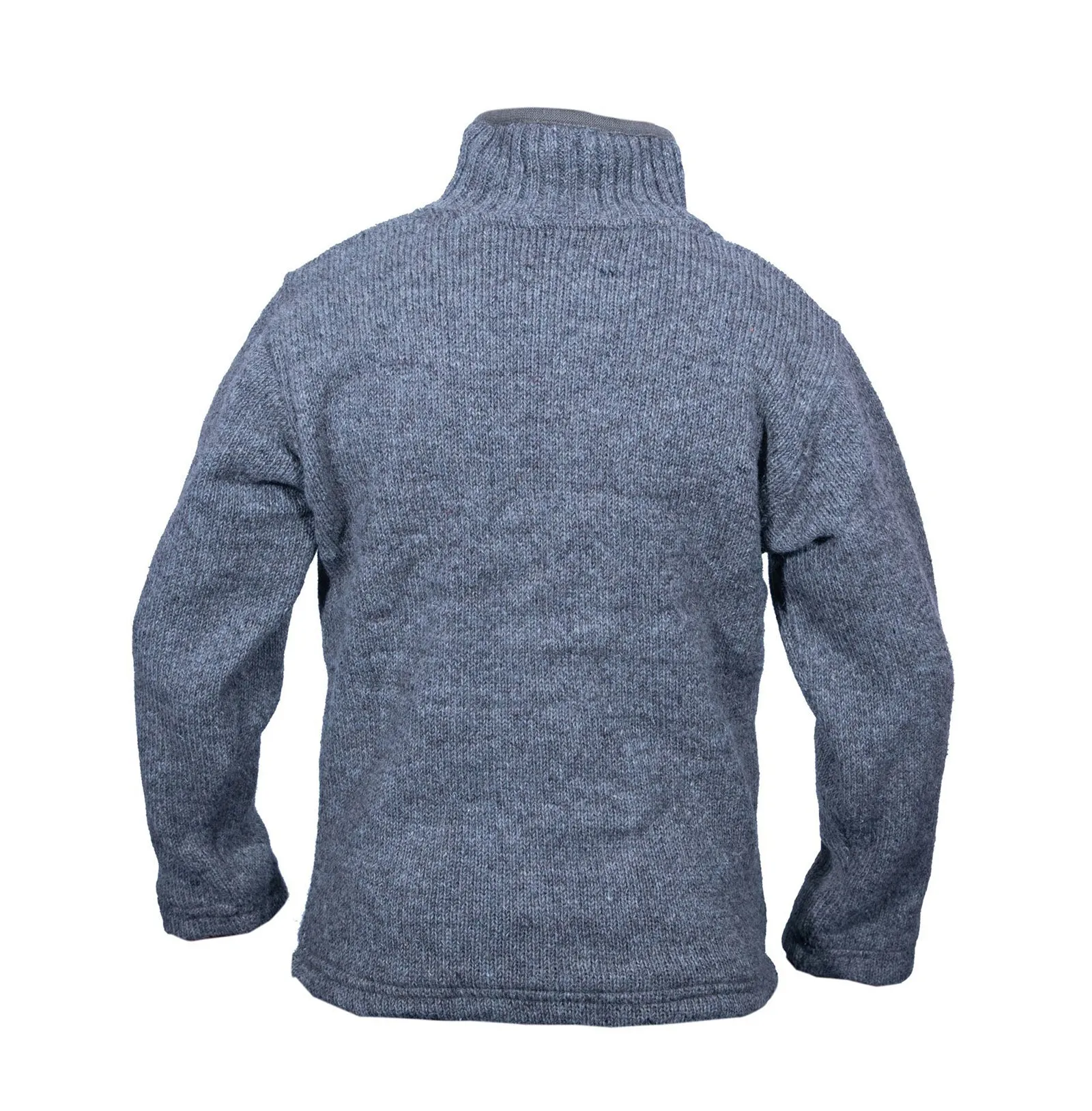 Men’s Stand Collar Solid Colour Wool Jacket, Stylish Winter Jackets for Men