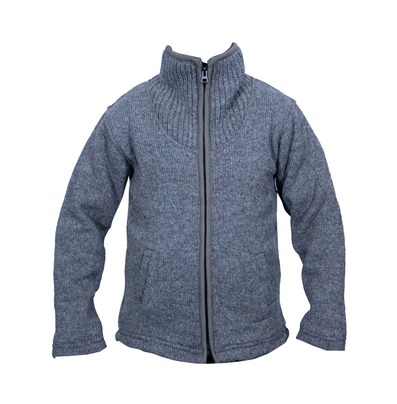 Men’s Stand Collar Solid Colour Wool Jacket, Stylish Winter Jackets for Men