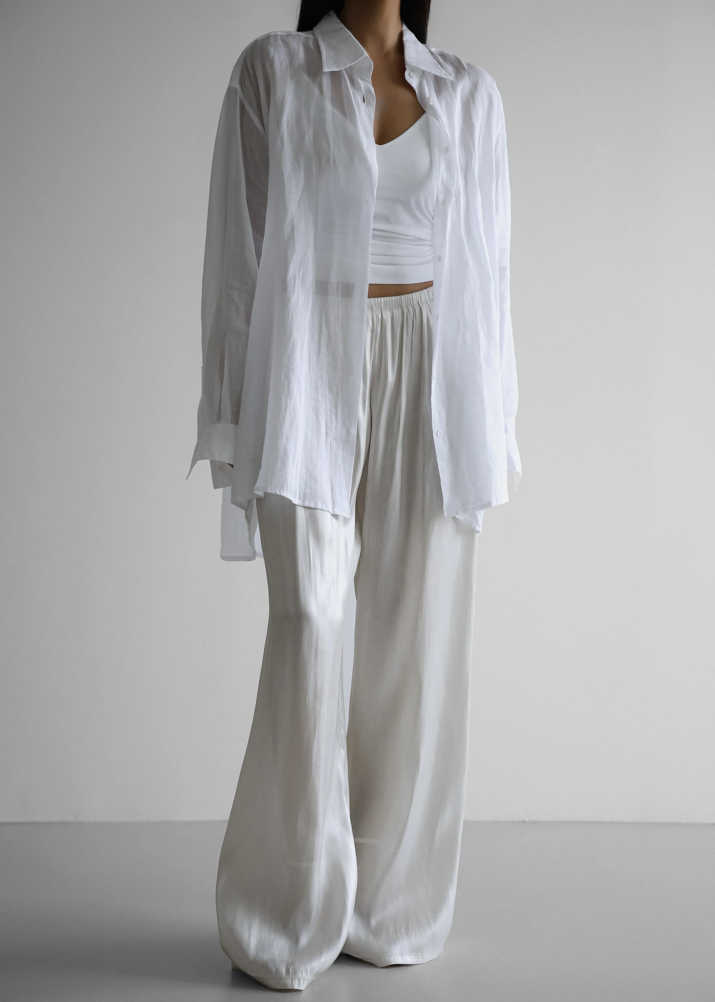Mika Wide Pants - White