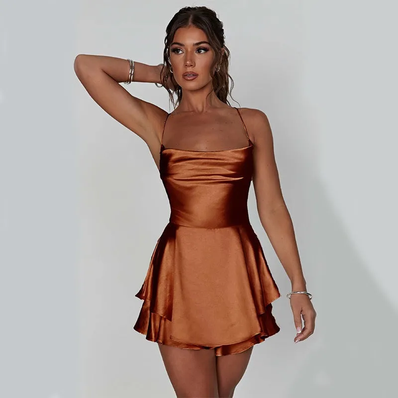 Mystic Meadow - Elegant Mini Dress by The Nevermore