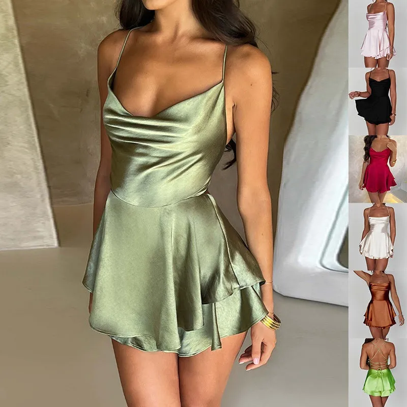 Mystic Meadow - Elegant Mini Dress by The Nevermore