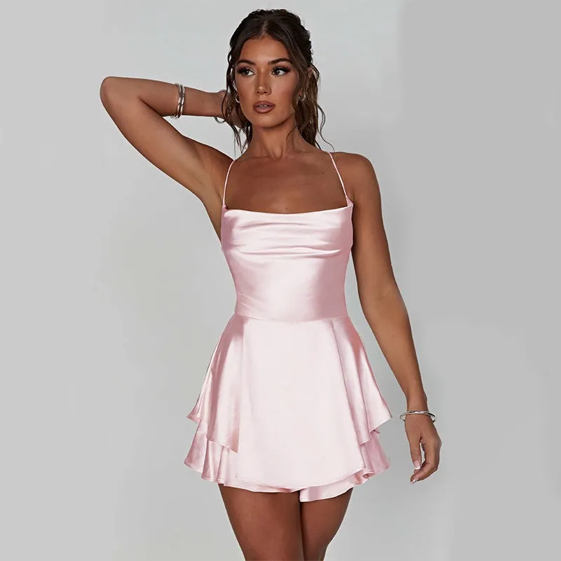 Mystic Meadow - Elegant Mini Dress by The Nevermore