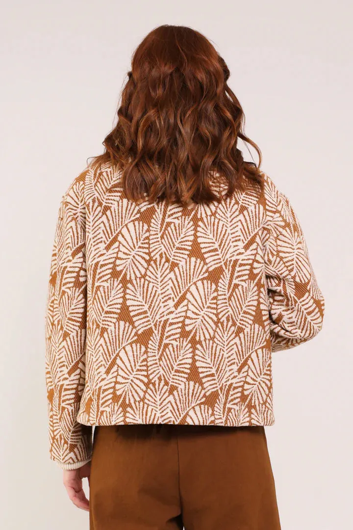 Nomads Cotton Handloom Jacket - Tawny