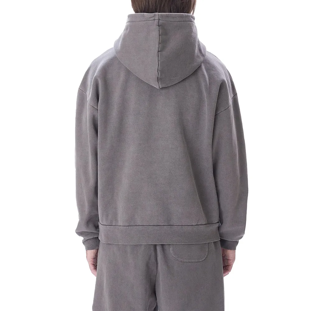 OBEY LOWERCASE PULLOVER PIGMENT HOOD // PIGMENT DIGITAL BLACK