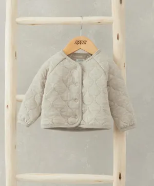 Oversized Jersey Quilted Jacket