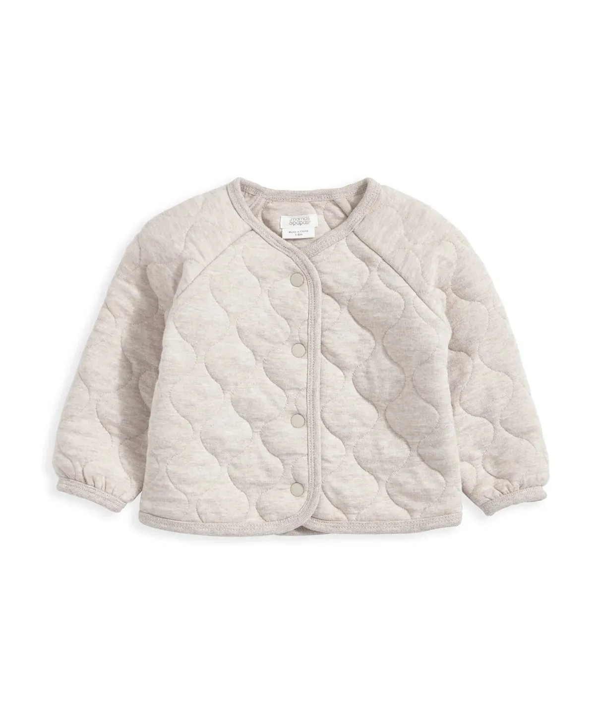 Oversized Jersey Quilted Jacket