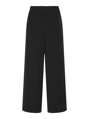 PCKAMIL Wide Trousers - Black