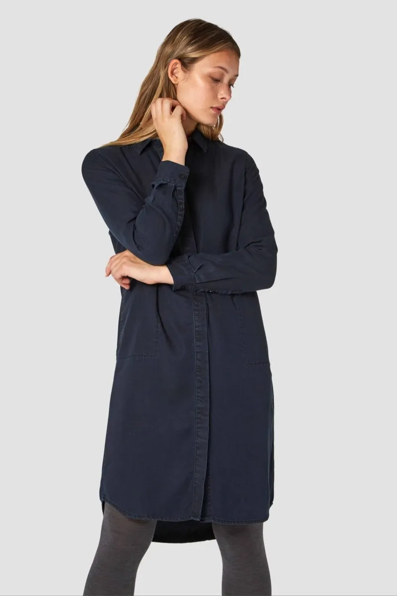 Priscilla Dress | Blue Black