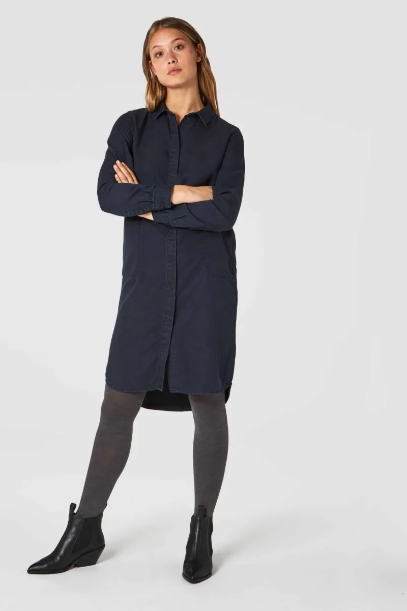 Priscilla Dress | Blue Black