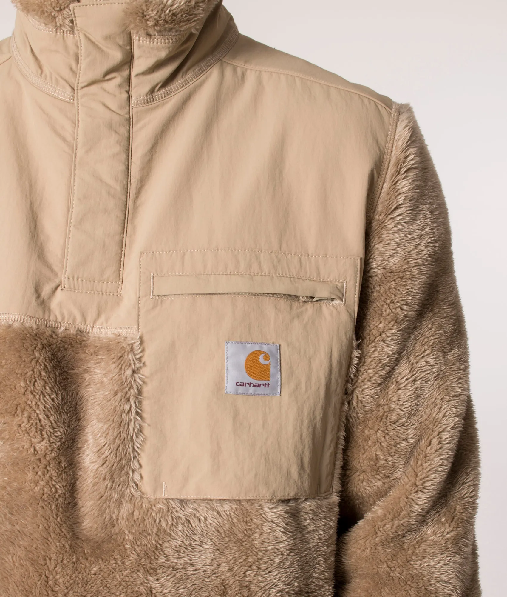 Relaxed Fit Jackson Half Snap Sweatshirt