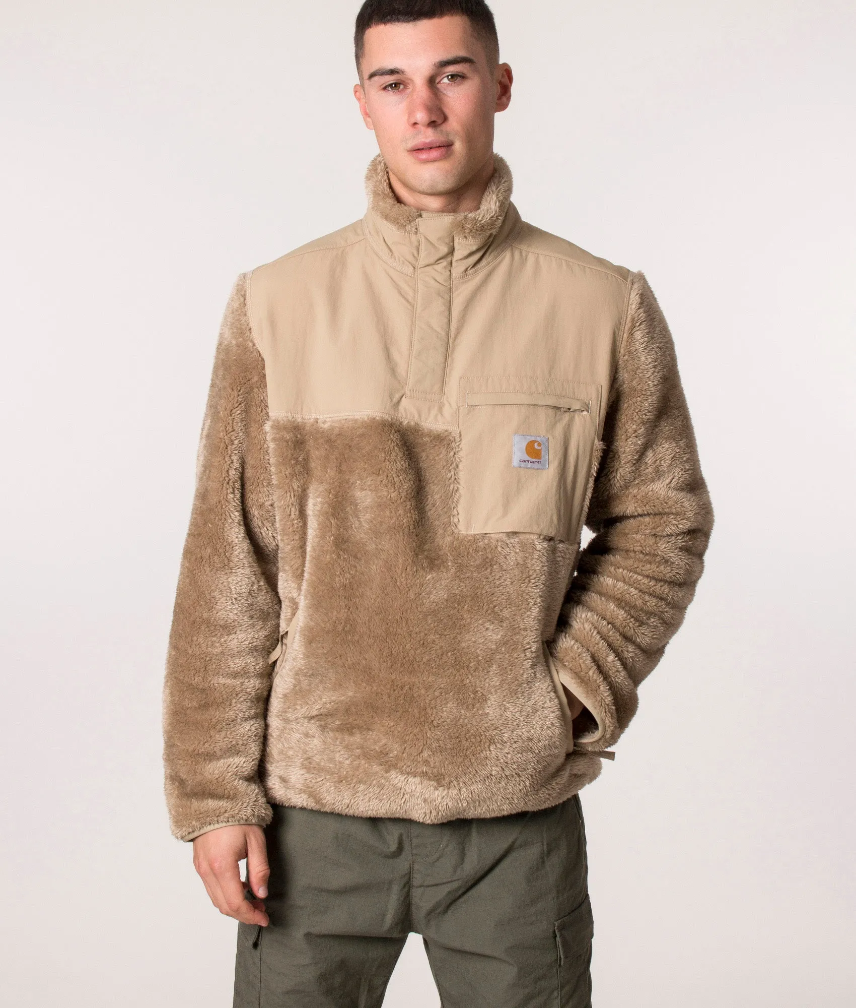 Relaxed Fit Jackson Half Snap Sweatshirt