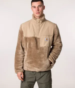 Relaxed Fit Jackson Half Snap Sweatshirt