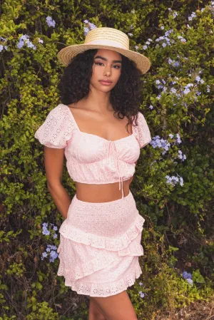 Robin Eyelet Crop Top