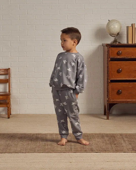 Rylee and Cru Relaxed Sweatshirt - Birds
