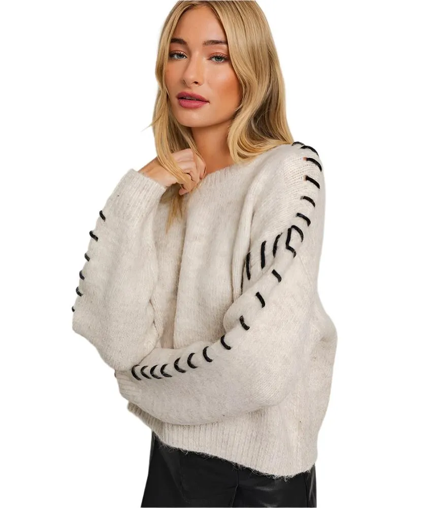 Sadie Stitch Detail Sweater