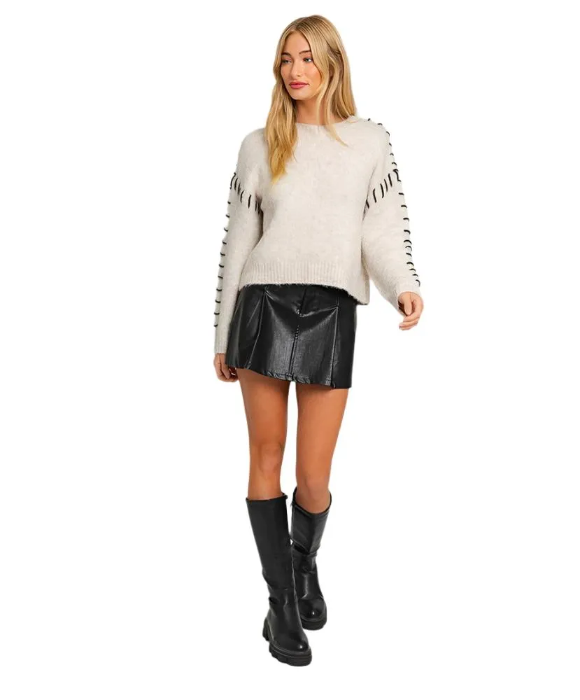 Sadie Stitch Detail Sweater