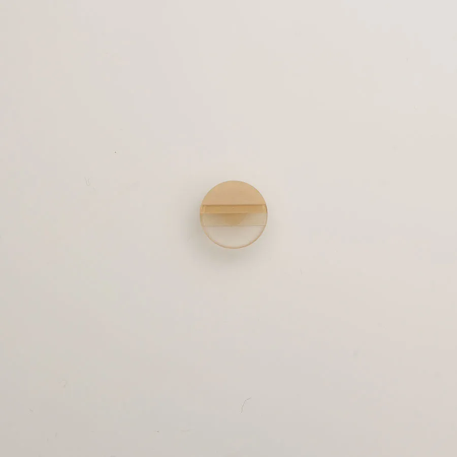 Small Beige 'Ombre' Round Button