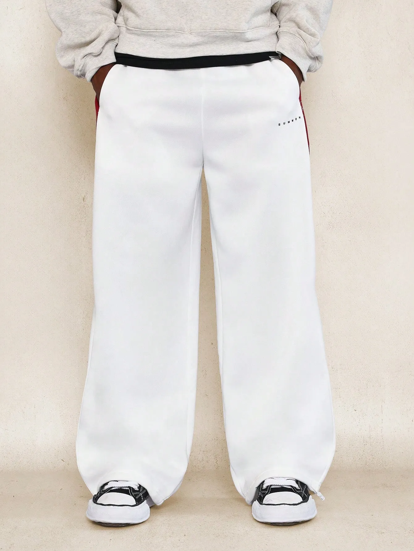 Straight Fit Colour Blocked Side Panel Sweatpants