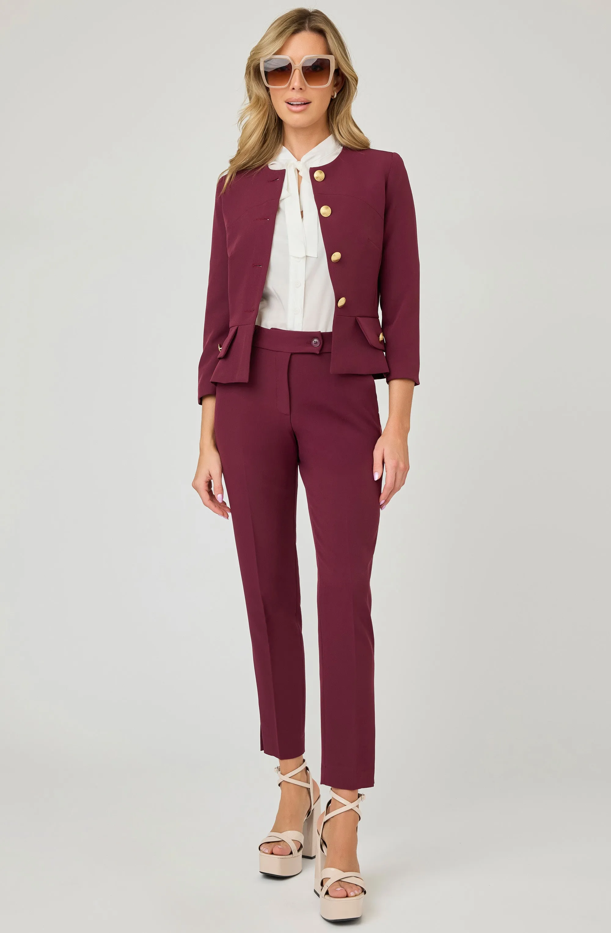 Structured Jacket with gold buttons