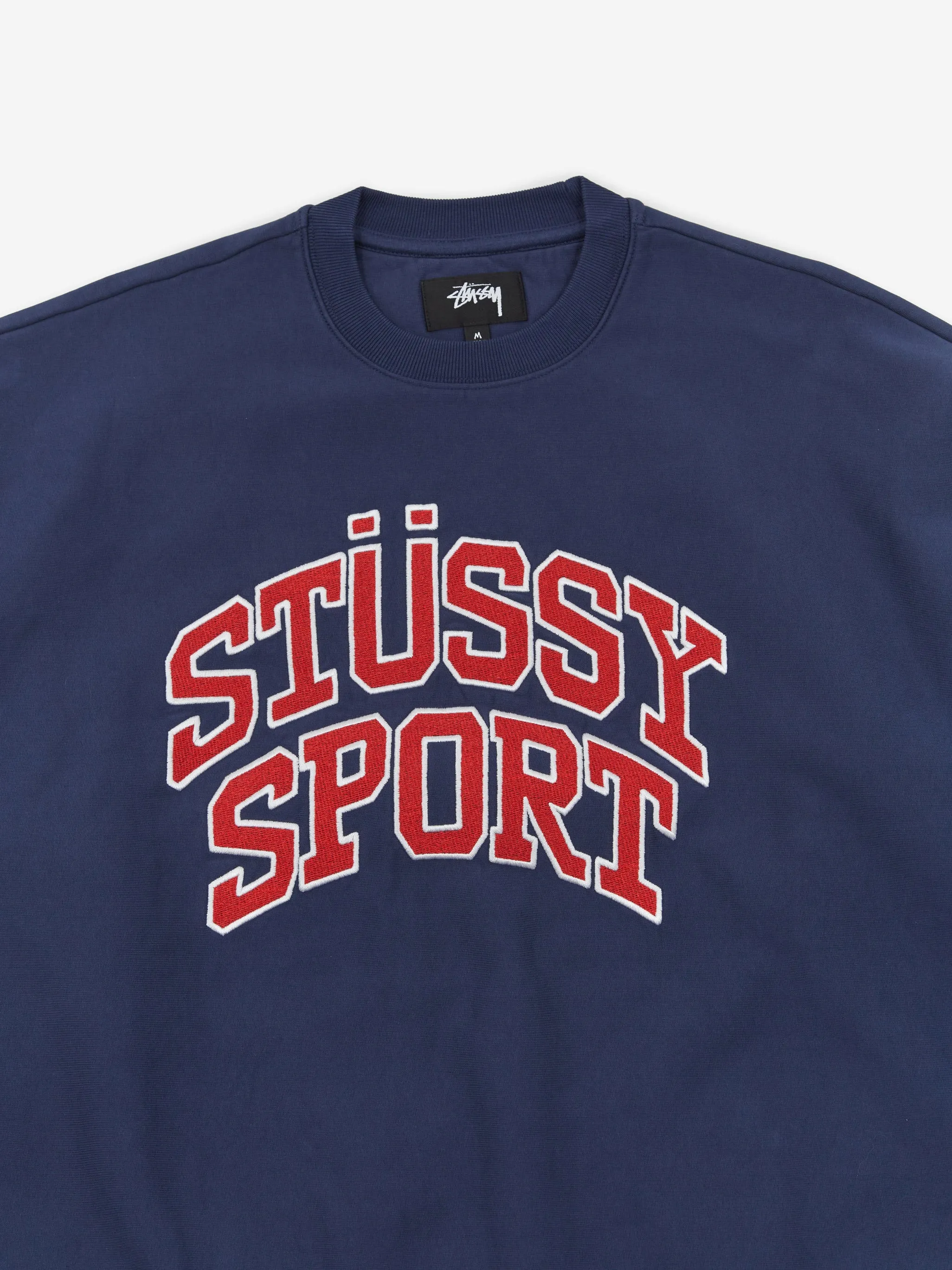 Stussy Relaxed Oversized Crew - Navy