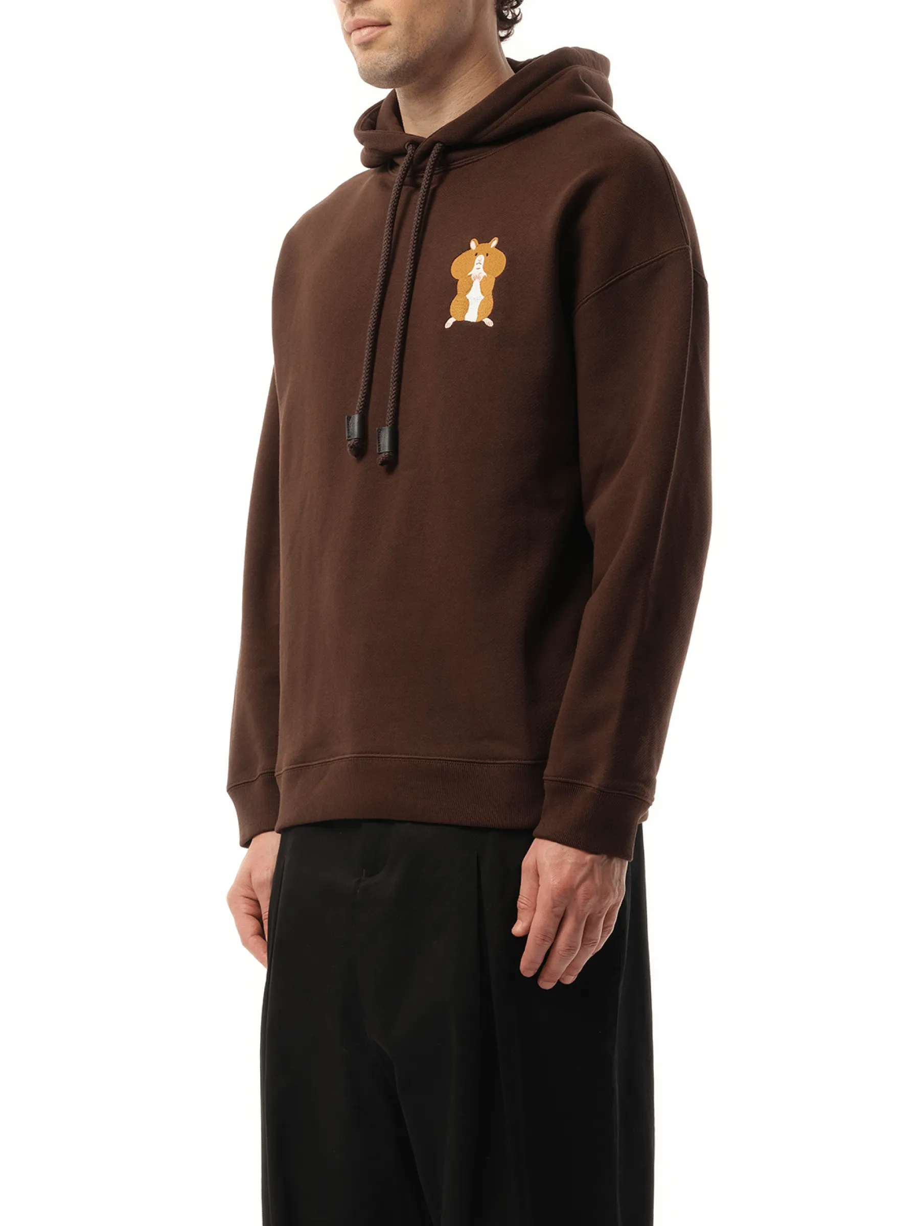Suna Fujita Hamster Hoodie in Dark Brown