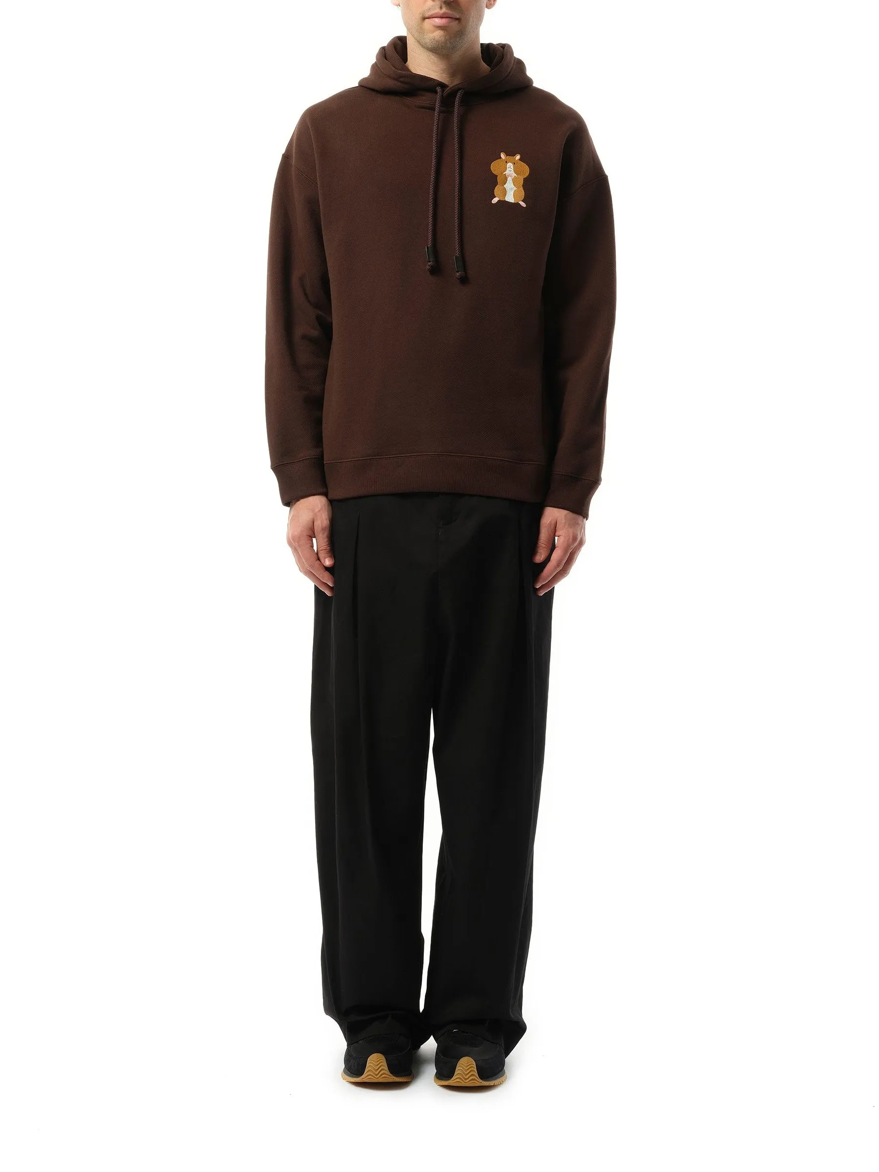 Suna Fujita Hamster Hoodie in Dark Brown