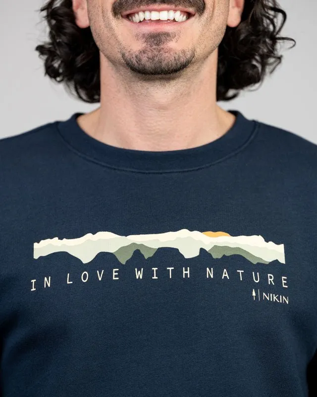 TreeSweater Mountain Panorama Dark Navy