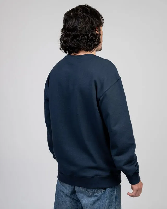 TreeSweater Mountain Panorama Dark Navy