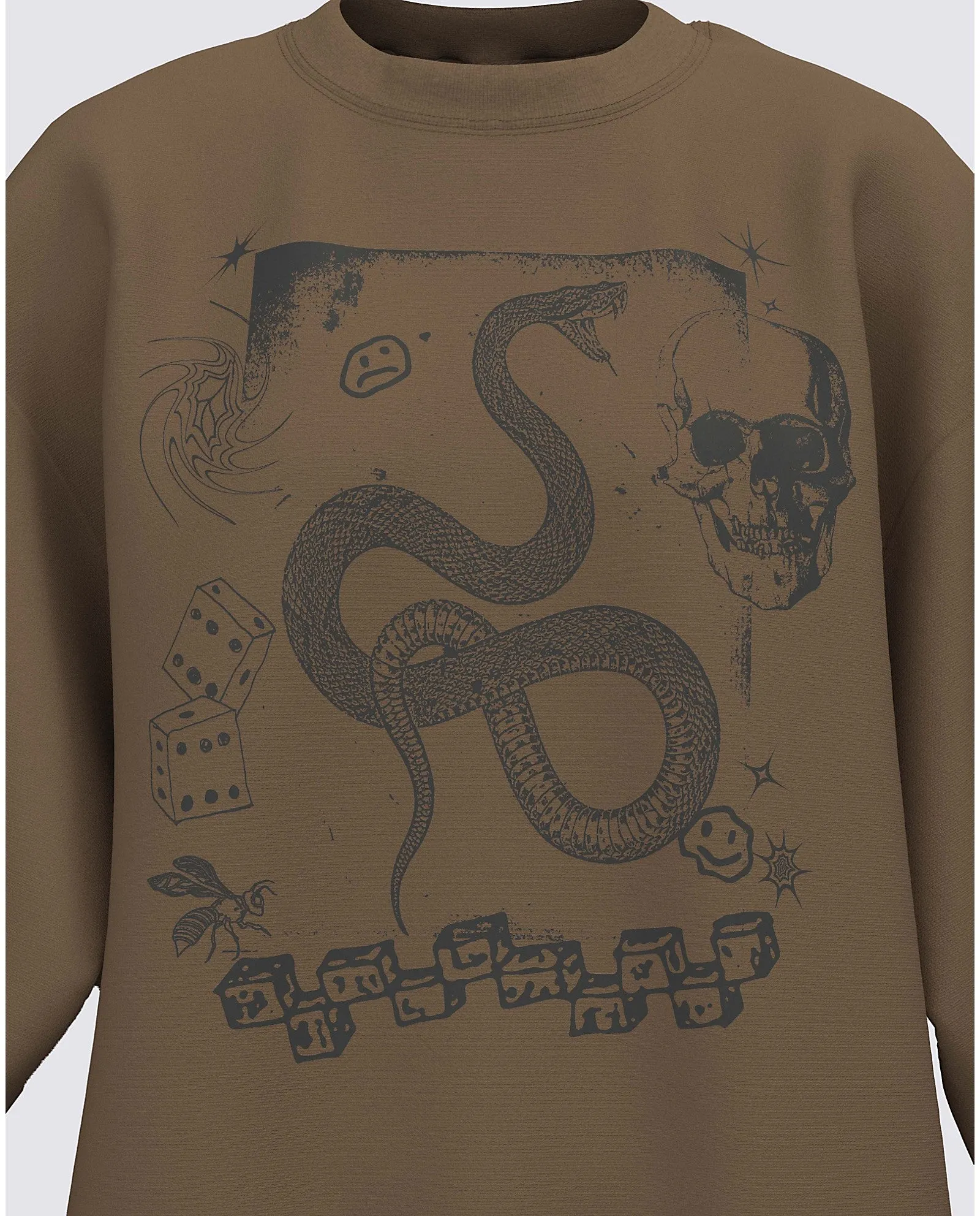 Vans Women's Positive Collage Crew Sweatshirt