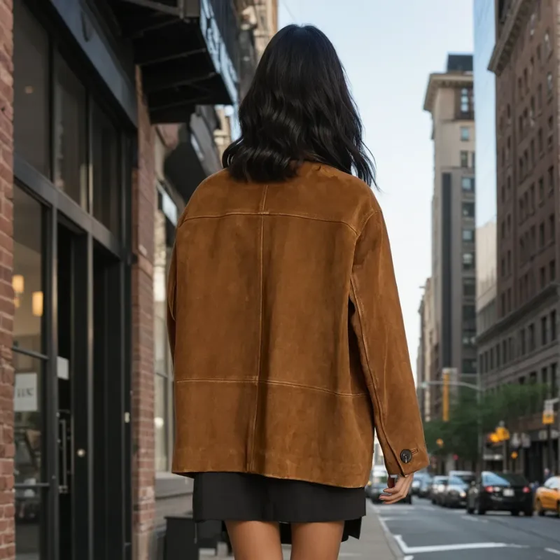 Venice - Suede Statement Coat