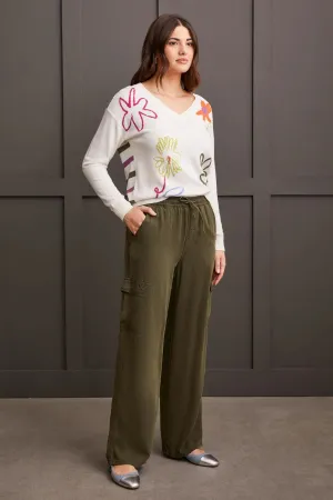 Wide Leg Jogger Paint