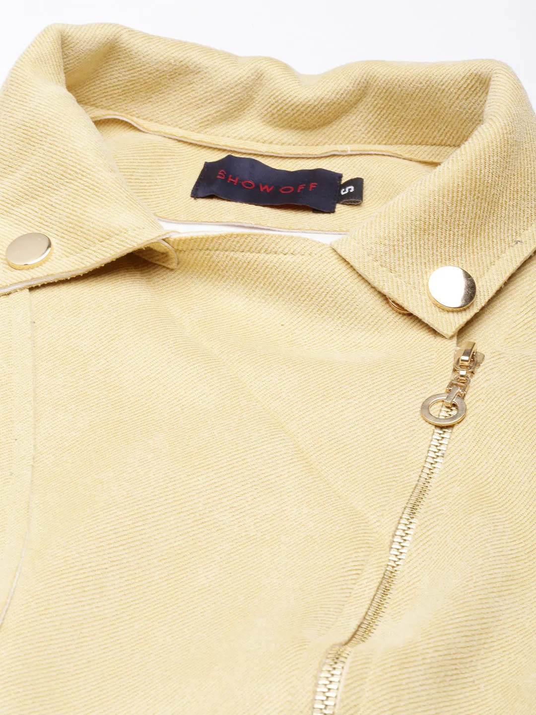 Women Yellow Tailored Jacket