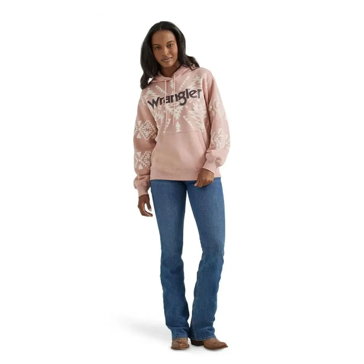 Wrangler Women's Punchy Hoodie Pink