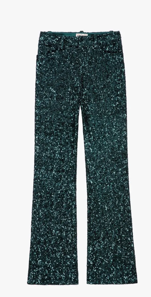 Zadig & Voltaire Pistol Trousers- peacock