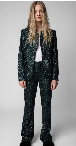 Zadig & Voltaire Pistol Trousers- peacock